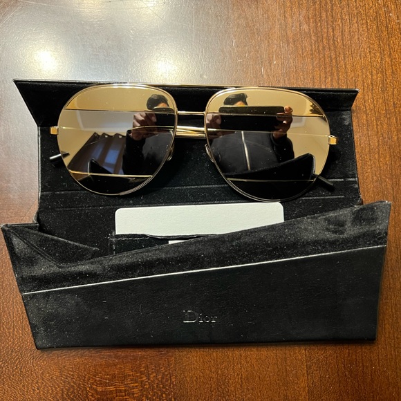 Authentic Christian Dior Split Aviators